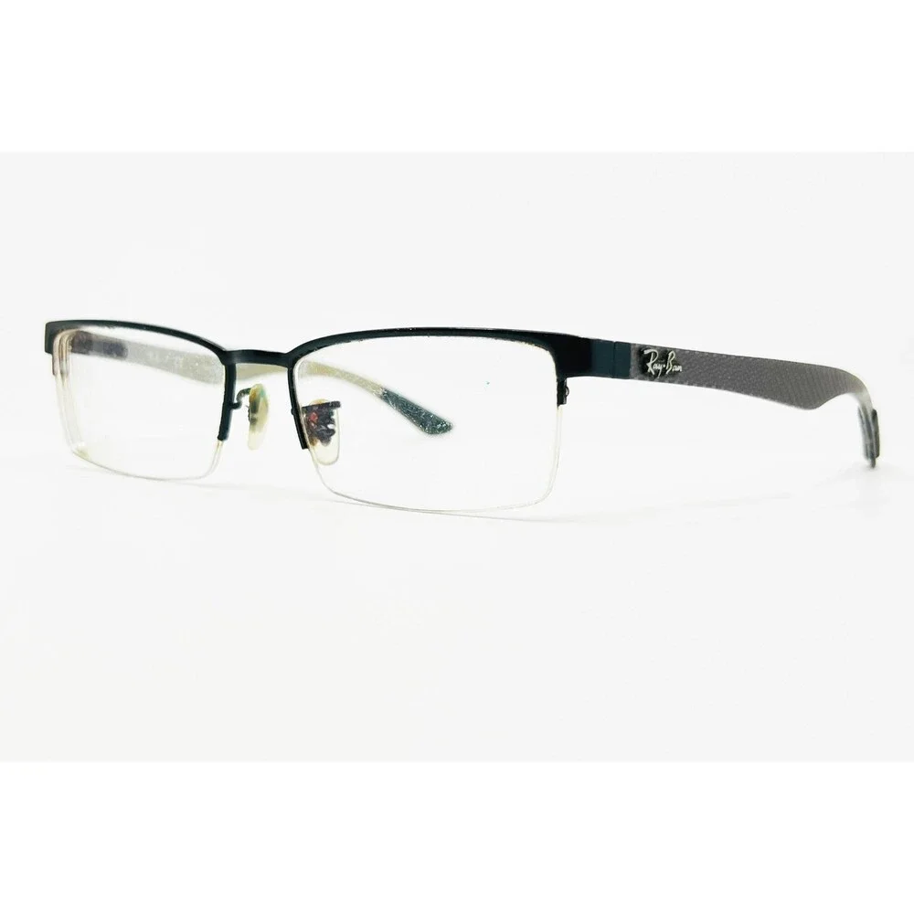 Ray-Ban Eyeglasses Mens Black Carbon Fiber RB8412 2503 54-17-145